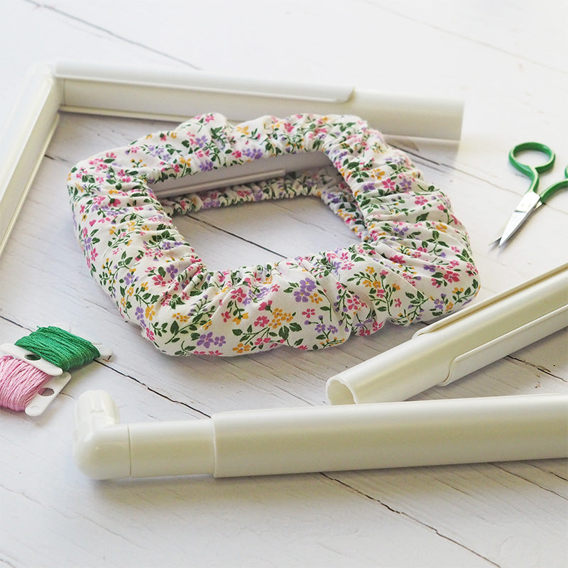 FREE Tutorial - How To Frame Cross Stitch in a Hoop