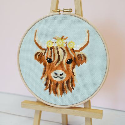 Virtual Stitching Social Event Tickets 2025 - Hamish the Highland Cow