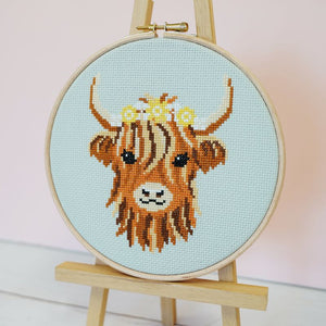 Stitching Social Tickets 2025 - Hamish the Highland Cow