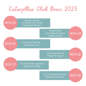 Caterpillar Club Box 12 Month Subscription - Includes 6 Boxes