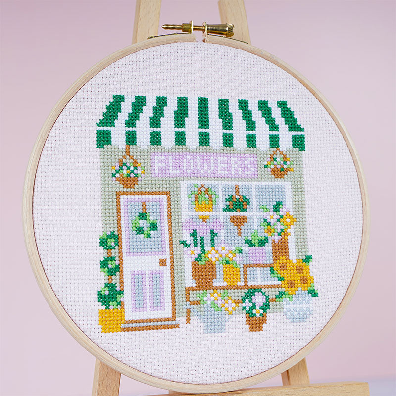 Little Buds Florist - Cross Stitch Kit or Pattern