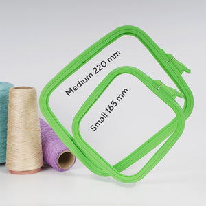 Nurge Rectangular Plastic Hoops for Cross Stitch