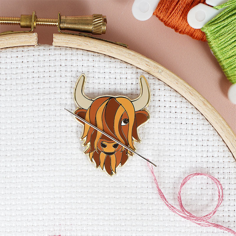 Needle Minder - Highland Cow