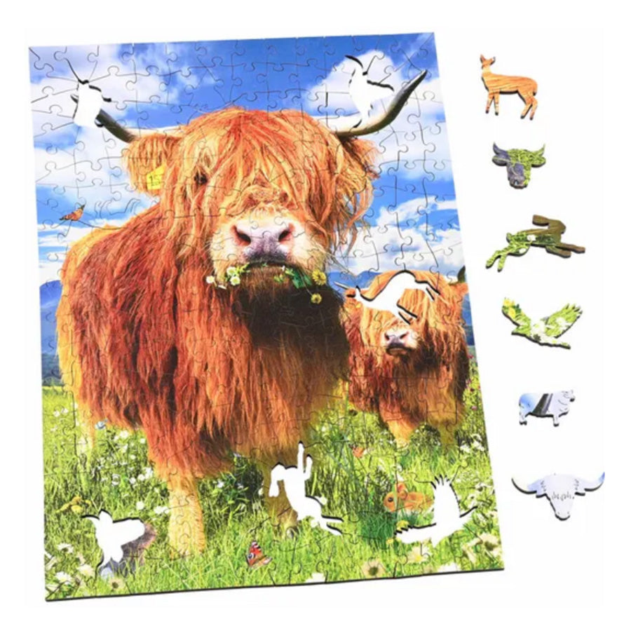 Highland Cow Wentworth Jigsaw Puzzle