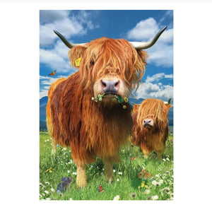 Highland Cow Wentworth Jigsaw Puzzle