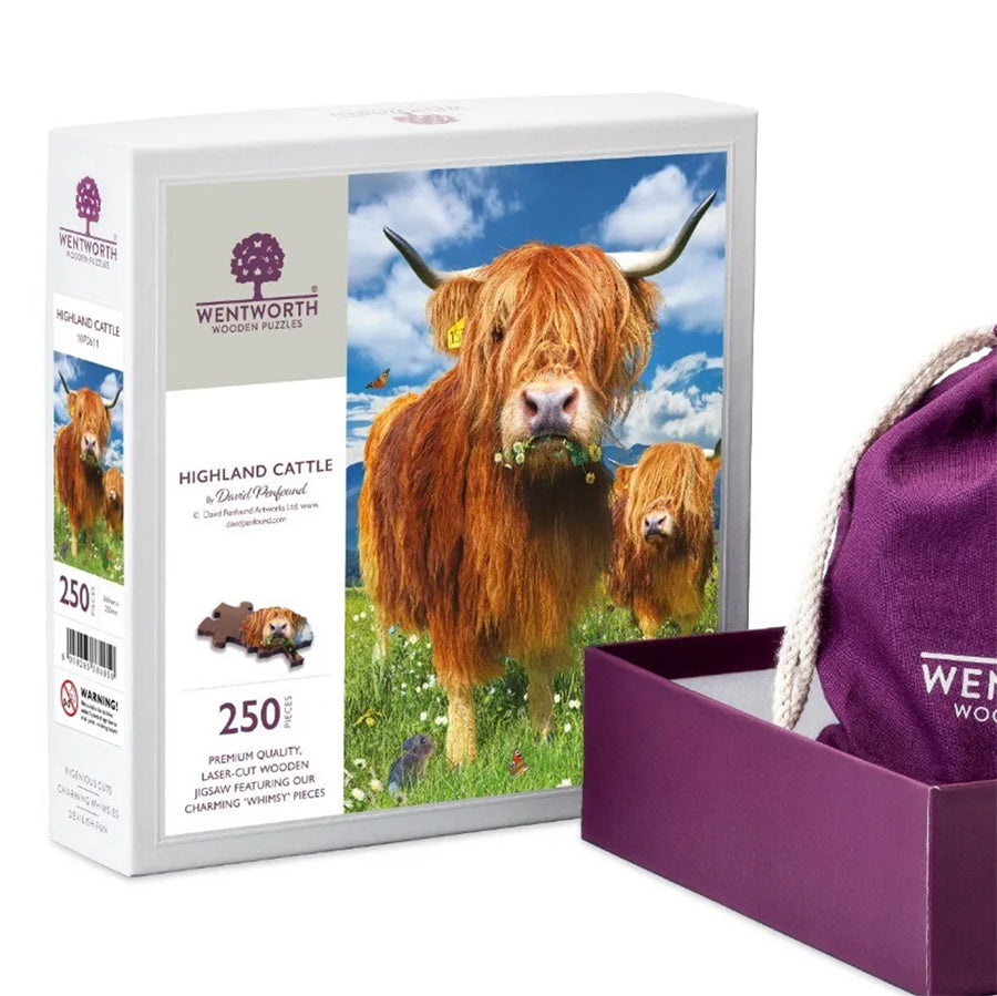 Highland Cow Wentworth Jigsaw Puzzle