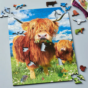 Highland Cow Wentworth Jigsaw Puzzle