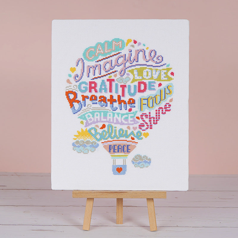 Positivity Lifts - Cross Stitch Kit or Pattern