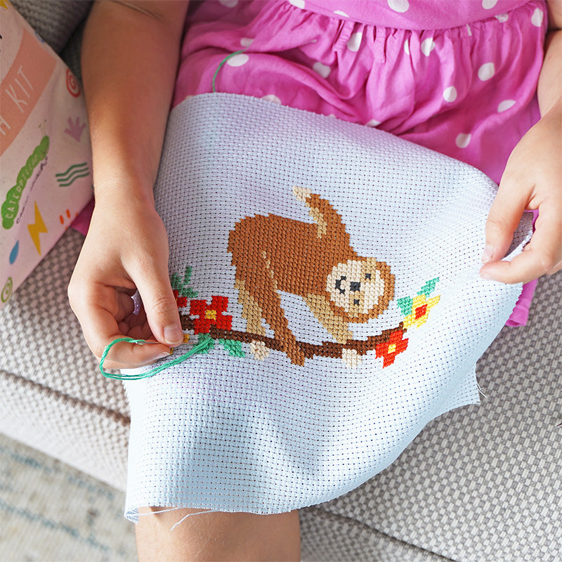 Sloth - Junior Cross Stitch Kit