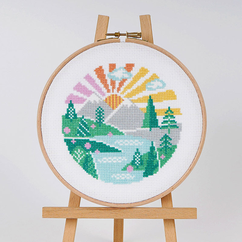 Wandering Peaks - Cross Stitch Kit or Pattern