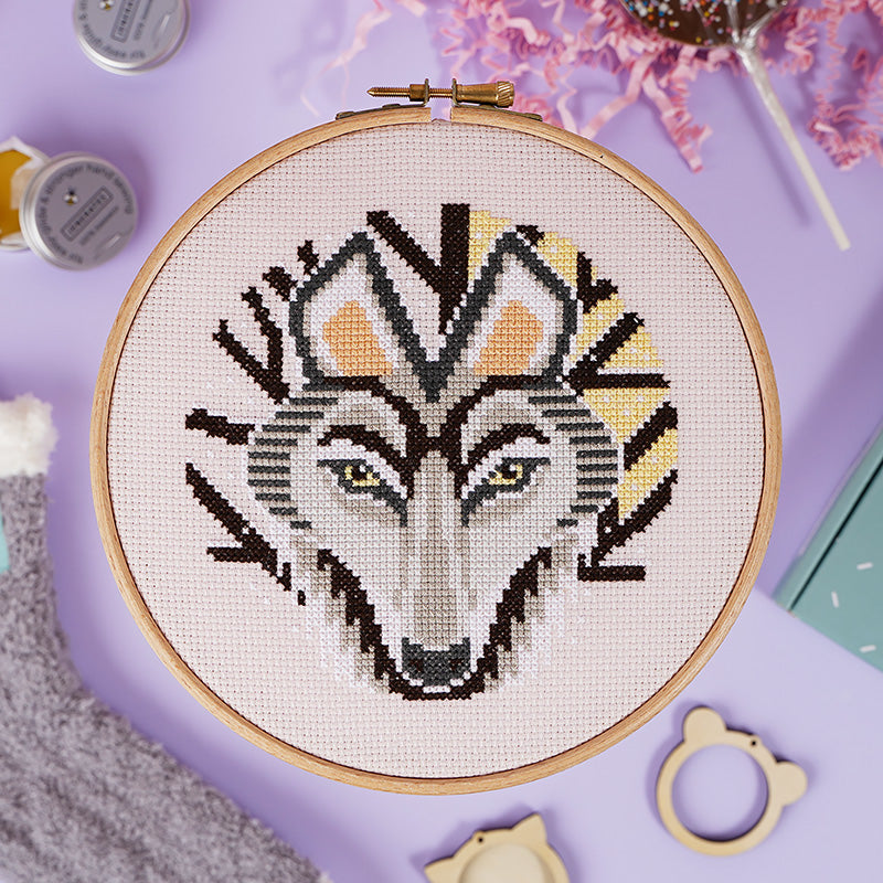 Winter Wolf - Cross Stitch Kit