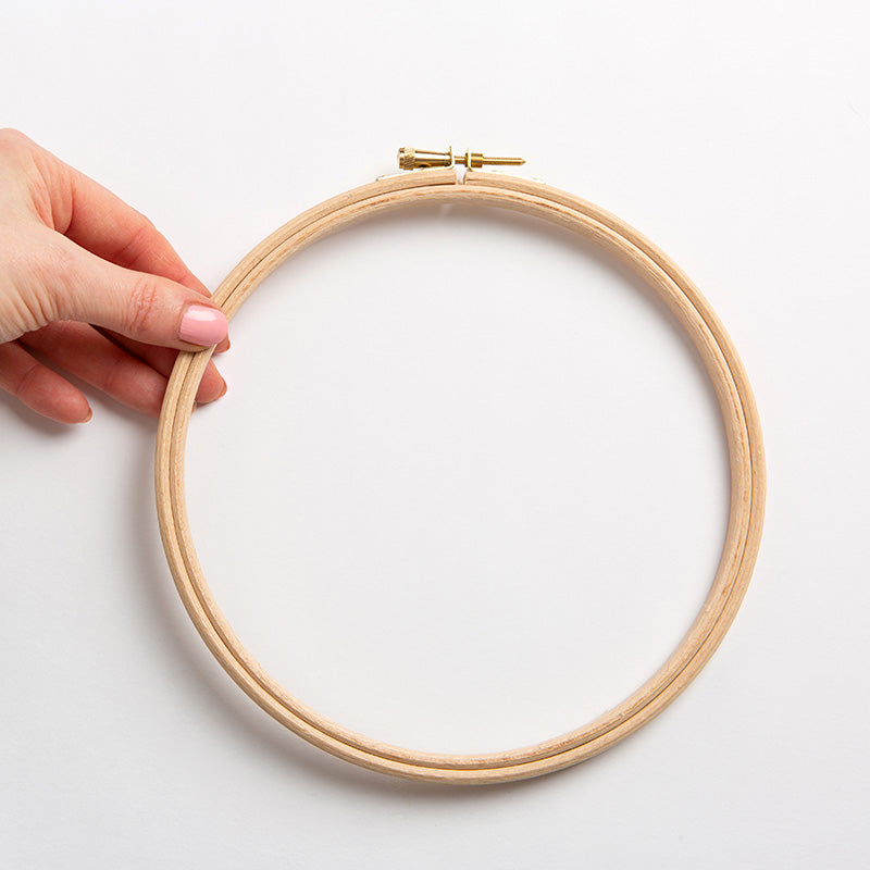 Wooden 7" Elbesee Hoop for Cross Stitch and Embroidery