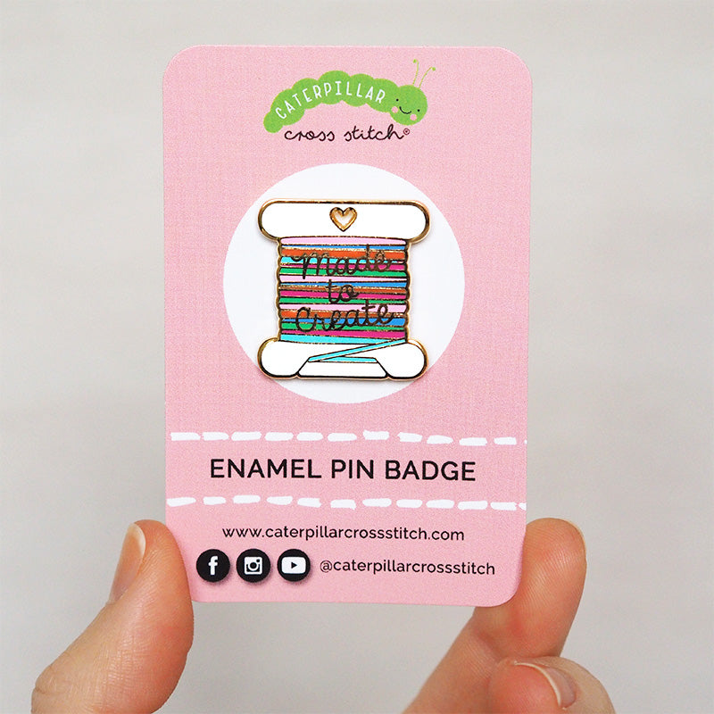 Enamel Pin Badge - Bobbin