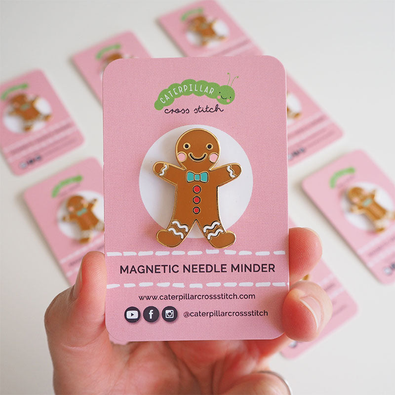 gingerbread man needle minder