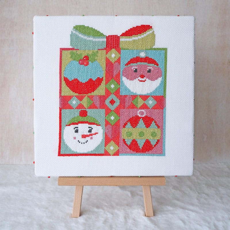 santa cross stitch kit 