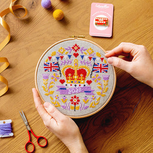 Royal Coronation 2023 - Cross Stitch Kit or Pattern