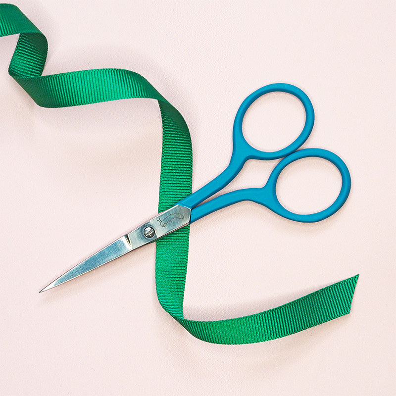 Teal Embroidery Scissors