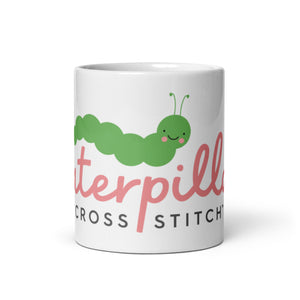 Caterpillar Cross Stitch Mug